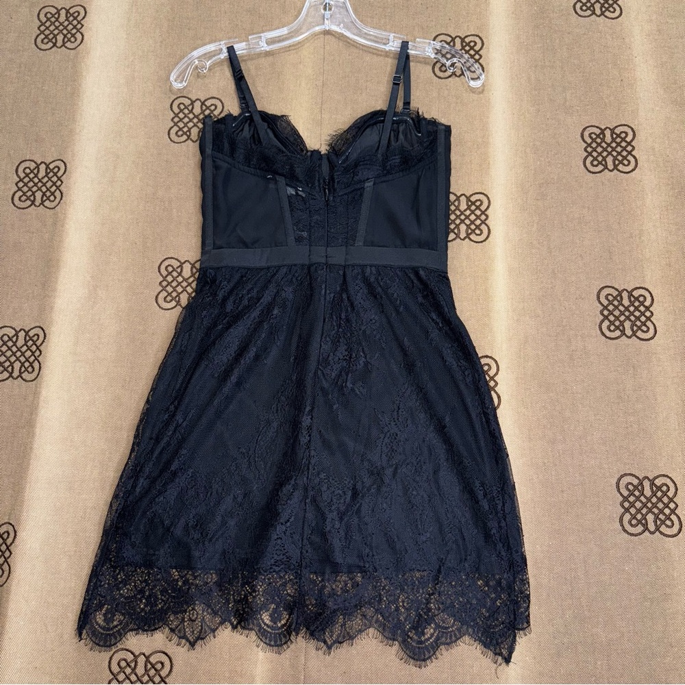 Klesis NWT! Heavenly Mesh Mini Dress In Black Size S - Picture 10 of 16